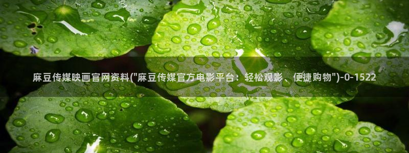 麻豆视频网