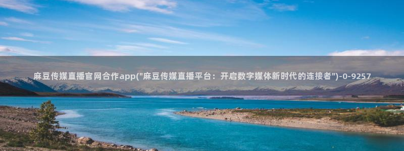 麻豆视频合集文案